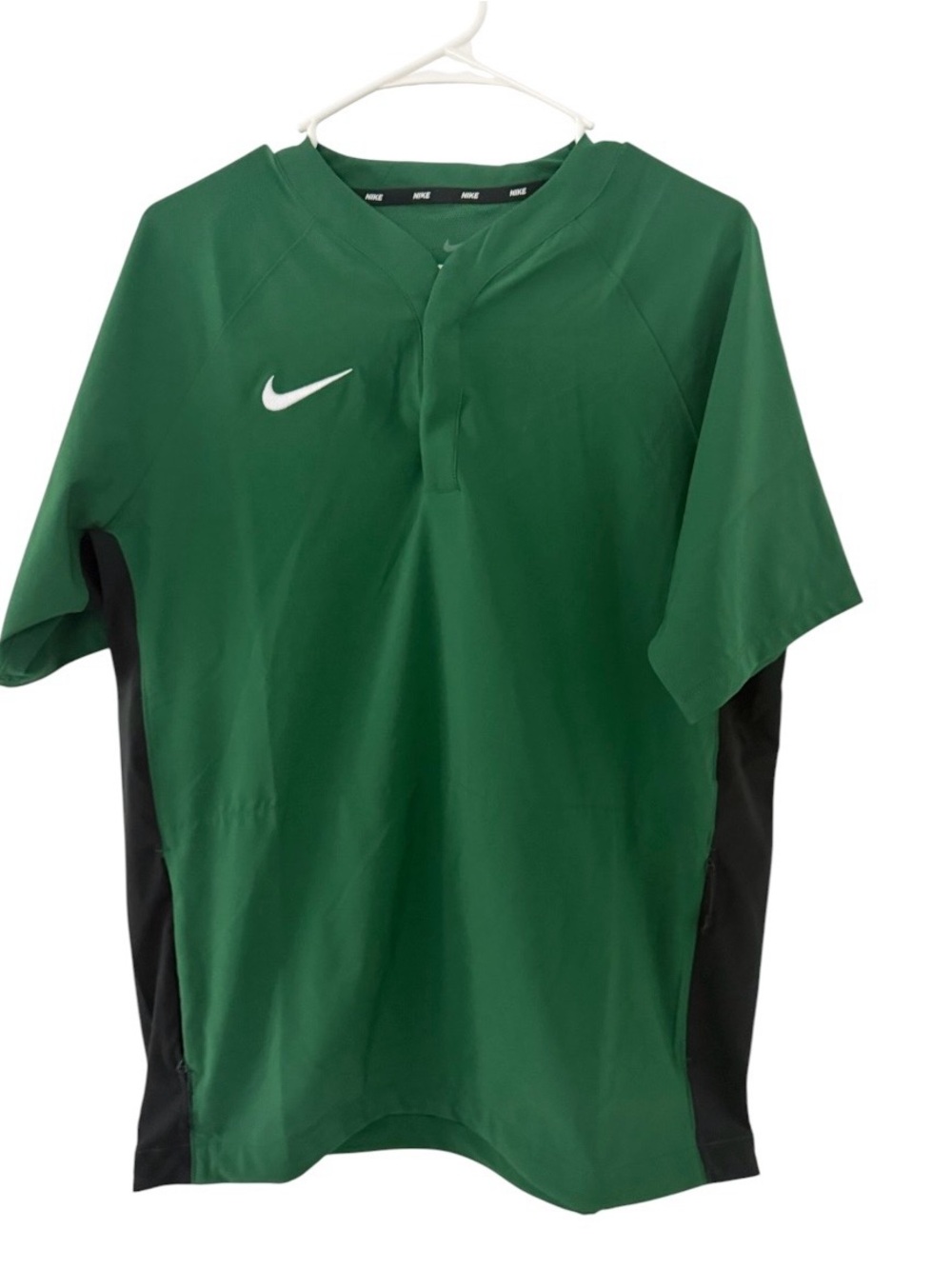 Nike Men's Green/Black Vapor Select Baseball Jersey Shirt Medium NWT DO9175-341